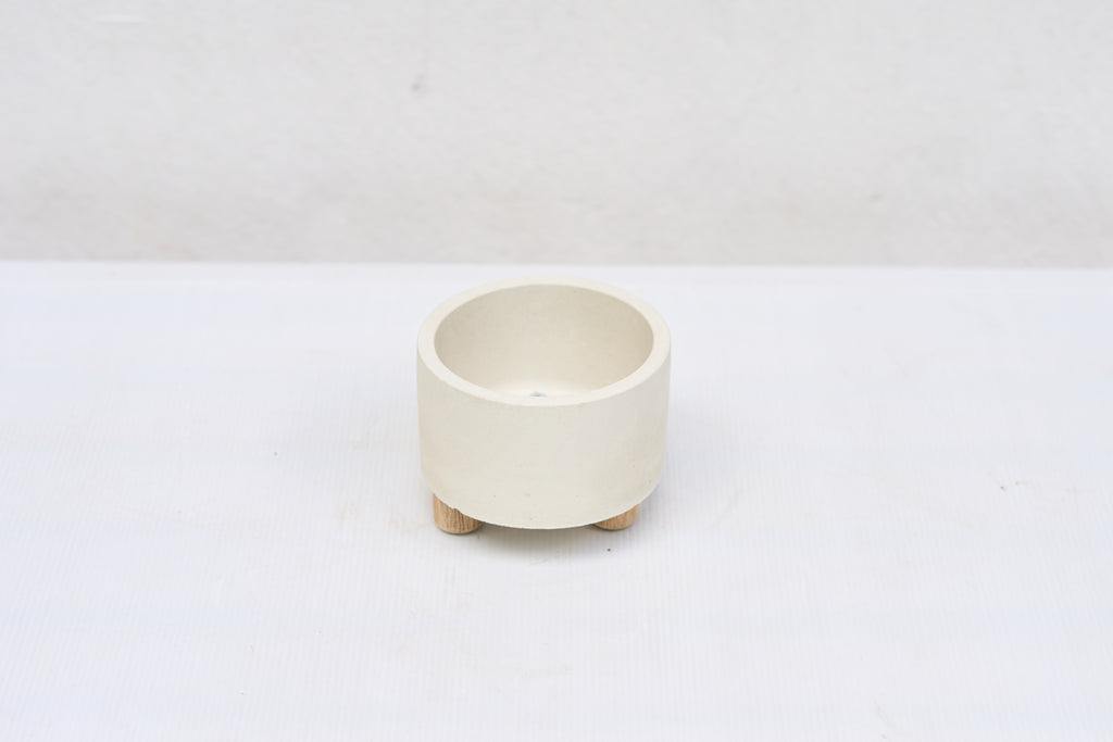 Terrario Concreto Redondo Mini