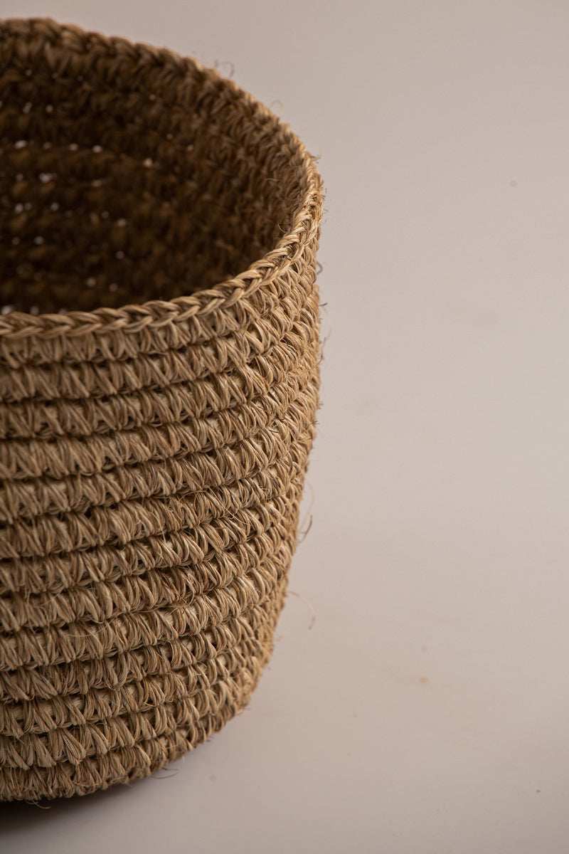 Canasto Fique 15cms de Diámetro - Casa Flora Vivarium