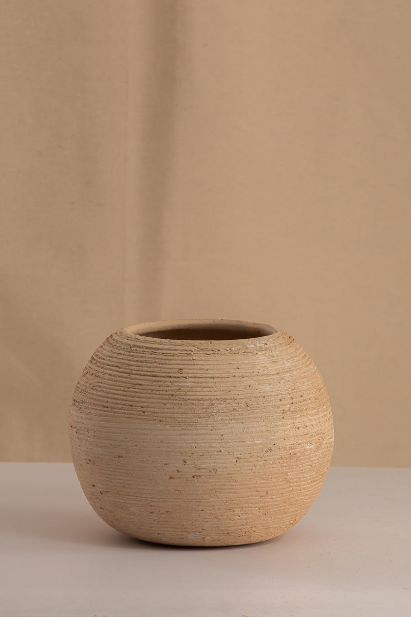 Matero de Barro Redondo 12cms de Diámetro