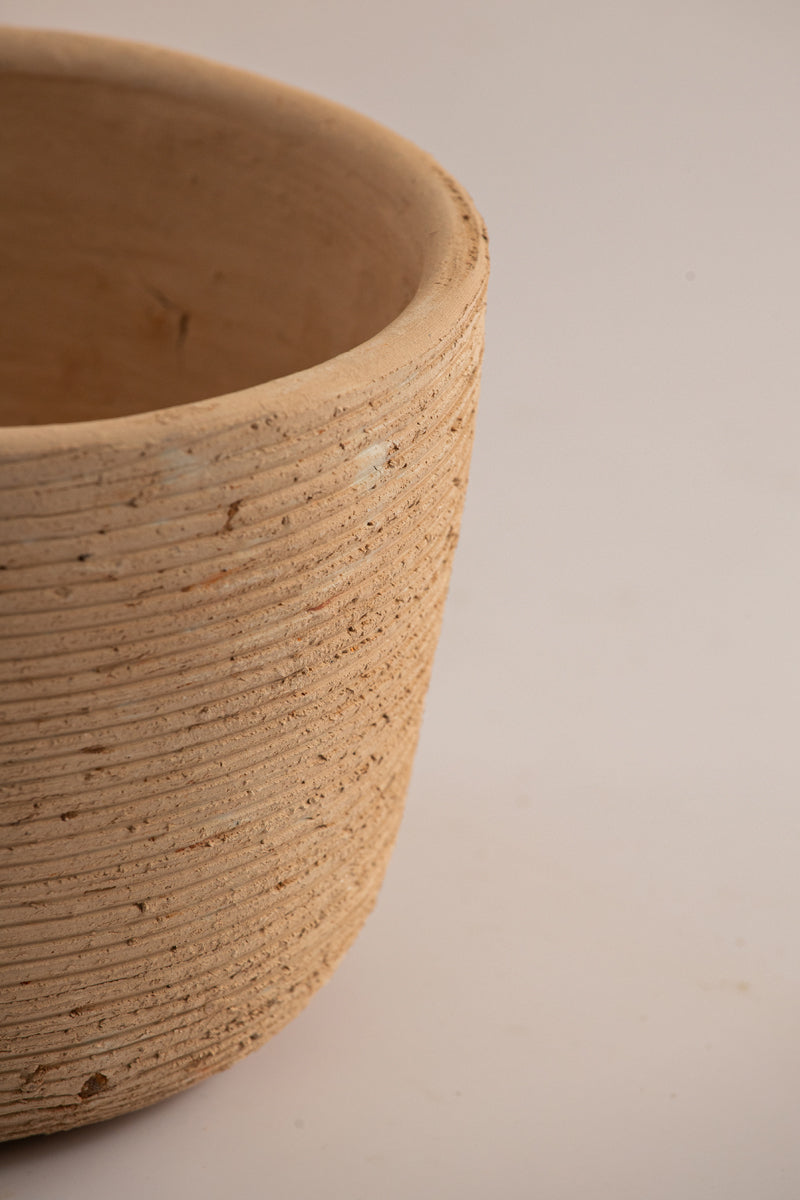 Matero Barro Blanco 15cms de Diámetro