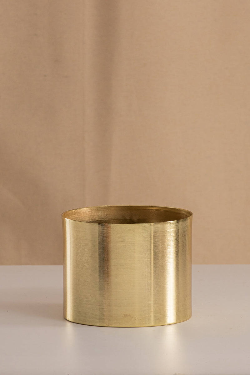 Matero Metálico Dorado 5AM 18cms de Diámetro